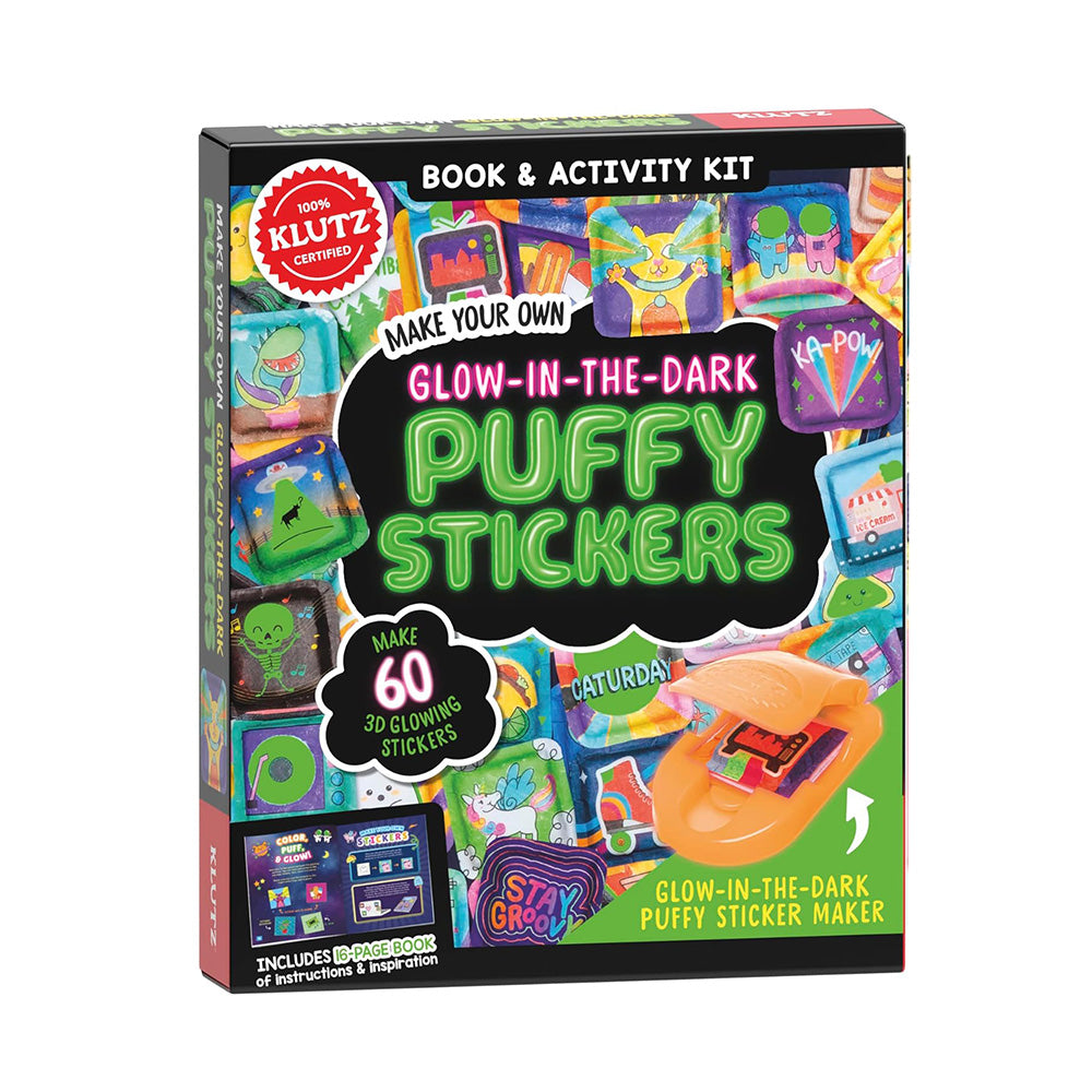 Make Your Own Glow in the Dark Puffy Stickers