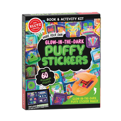 Make Your Own Glow in the Dark Puffy Stickers