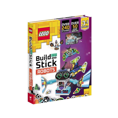 LEGO® Books: Build and Stick: Robots