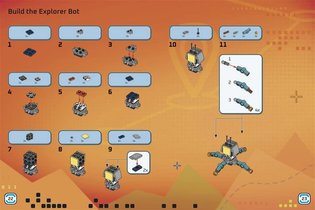 LEGO® Books: Build and Stick: Robots