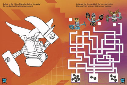 LEGO® Books: Build and Stick: Robots
