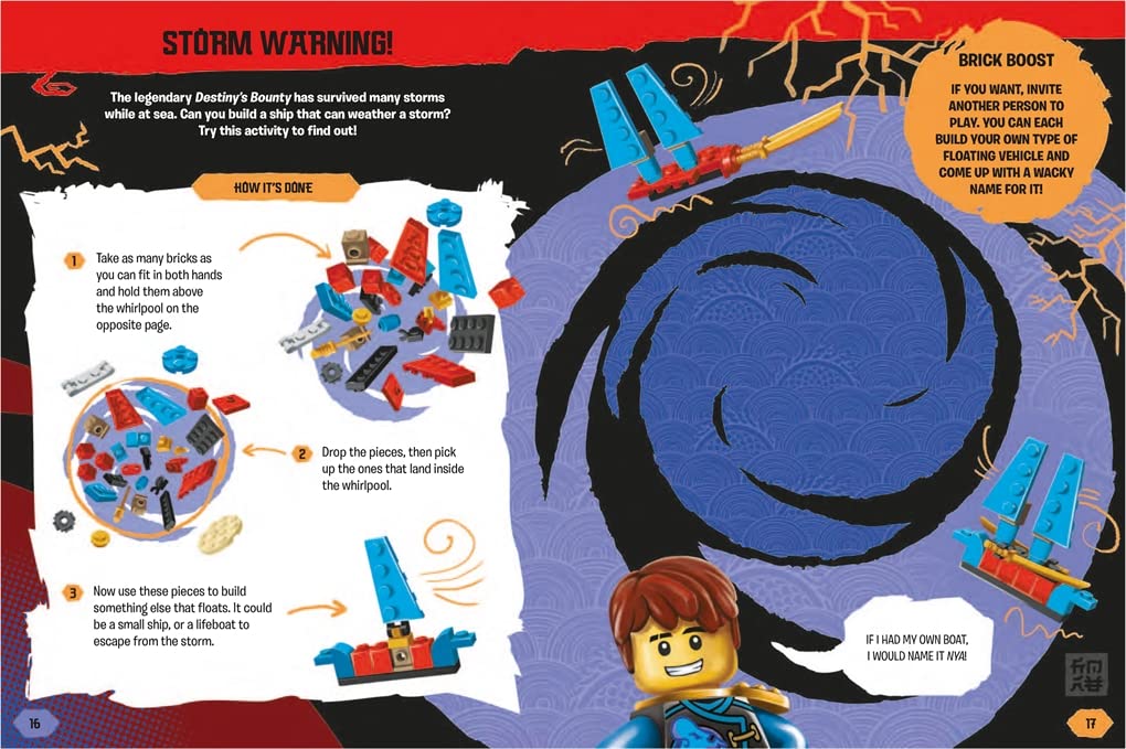 LEGO® NINJAGO®: Five-Minute Builds (with 70 LEGO bricks)